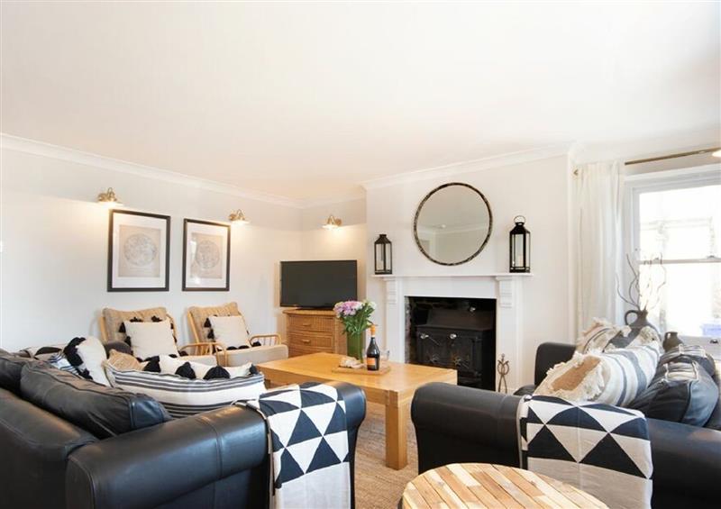 Enjoy the living room at Cargoes, Craster