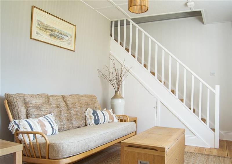 Relax in the living area at Cargoes, Craster