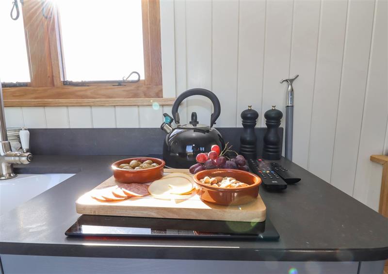 This is the kitchen at Cariad Bach, Gwaenysgor near Prestatyn