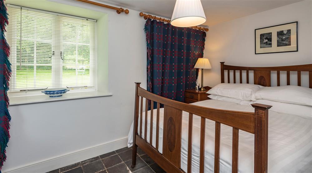 The double bedroom at Cariad Cottage in Llandeilo, Carmarthenshire