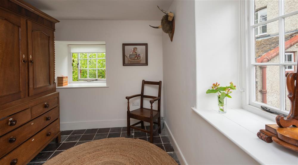 The dressing room at Cariad Cottage in Llandeilo, Carmarthenshire