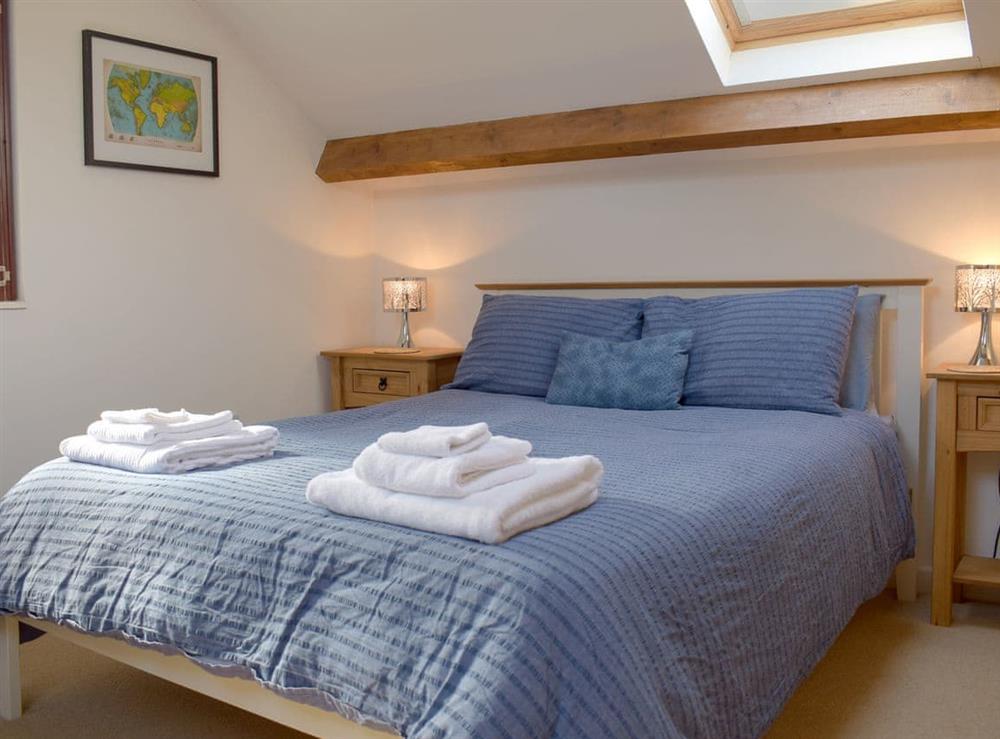 Comfortable master bedroom at Carmarthen Cottages- Barn Cottage in Cwmdu, near Carmarthen, Dyfed