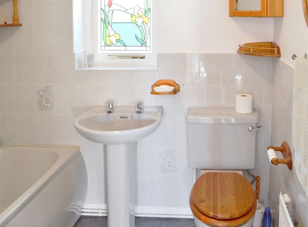 Bathroom at Carmichael in Longridge, near Preston, Lancashire, England