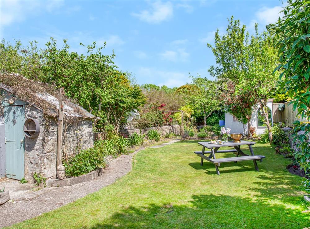 Garden at Carn Haven in Redruth, Cornwall