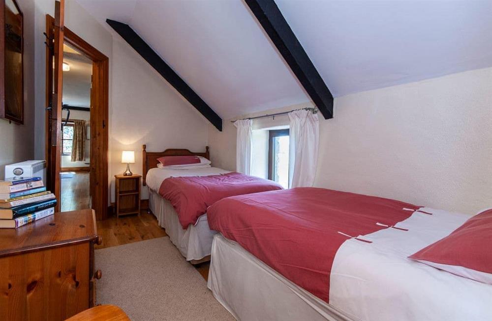 One of the bedrooms at Carn Llidi Cottage in St Davids, near Whitesands, Pembrokeshire, Dyfed