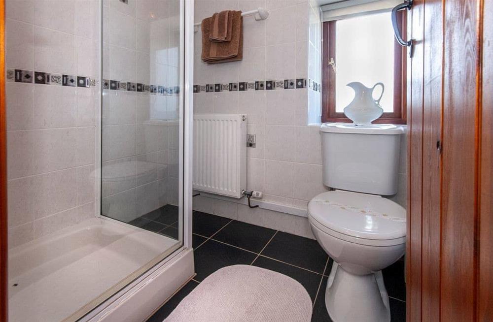 The bathroom at Carn Llidi Cottage in St Davids, near Whitesands, Pembrokeshire, Dyfed