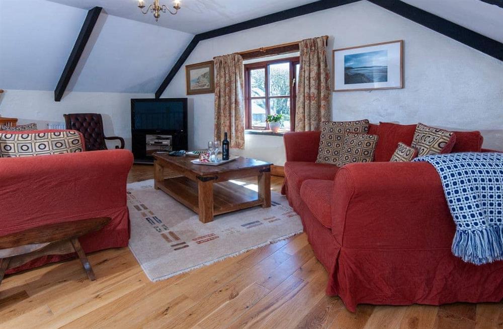 This is the living room at Carn Llidi Cottage in St Davids, near Whitesands, Pembrokeshire, Dyfed