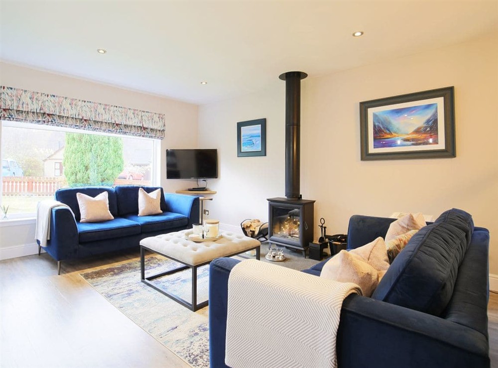 Living area at Carn Mor in Aviemore, Inverness-Shire