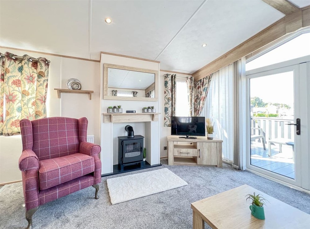 Living area at Carnaby 3 in St Andrews, Fife