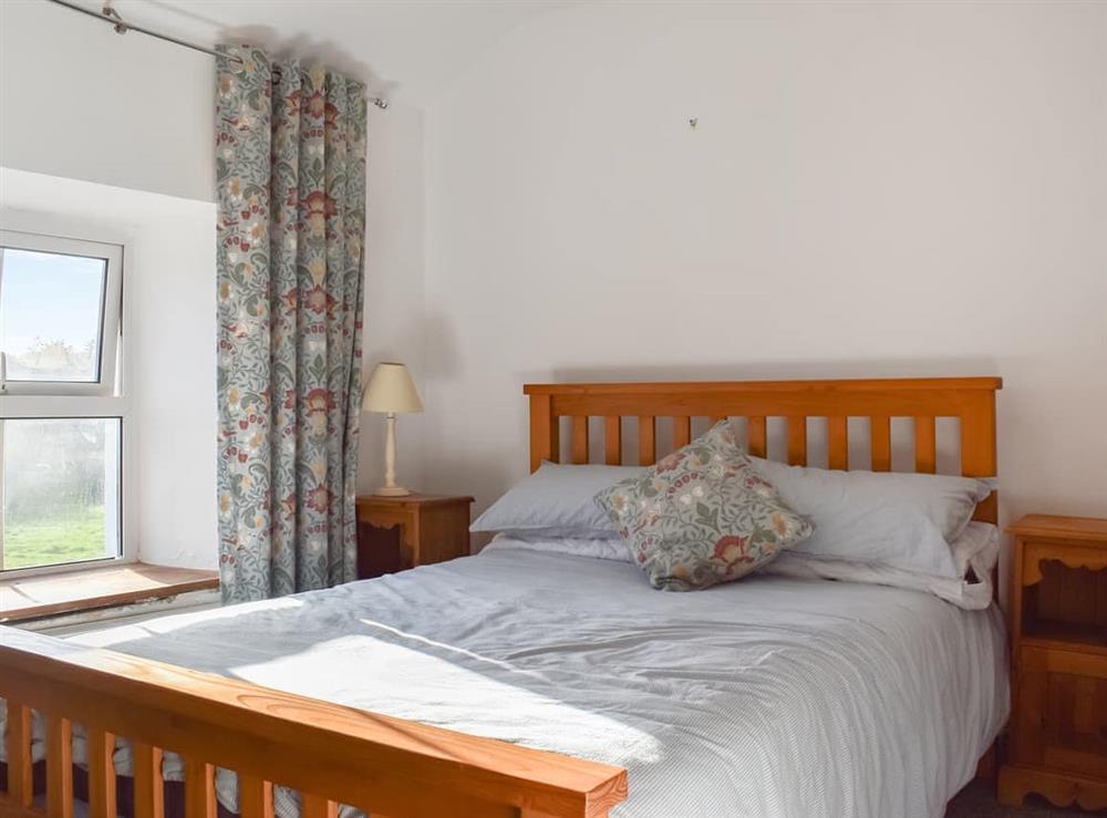 Double bedroom at Carneggo in St Dennis, near St Austell, Cornwall