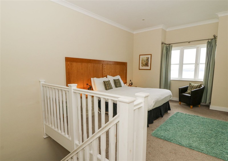 This is a bedroom at Carningli Suite, near Newport