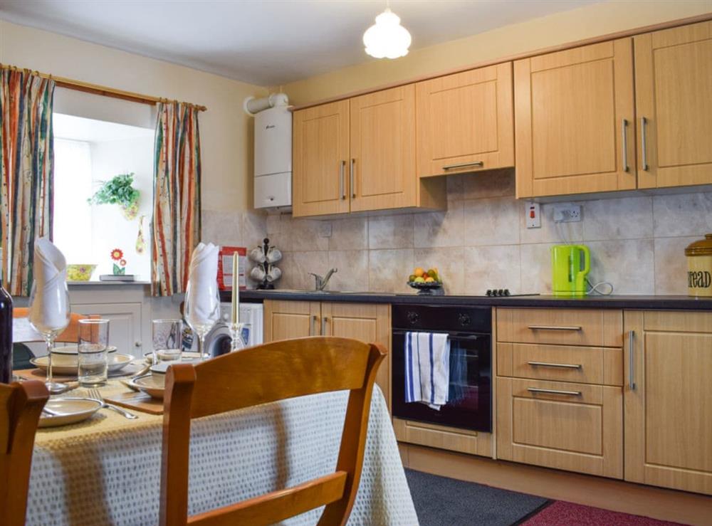 Kitchen & dining area at Caroch Cottage in Comrie, near Crieff, Perthshire