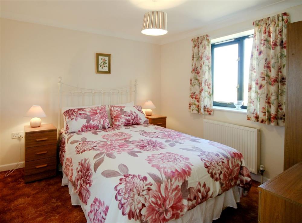 Double bedroom at Carols Cottage in Halesworth, Suffolk
