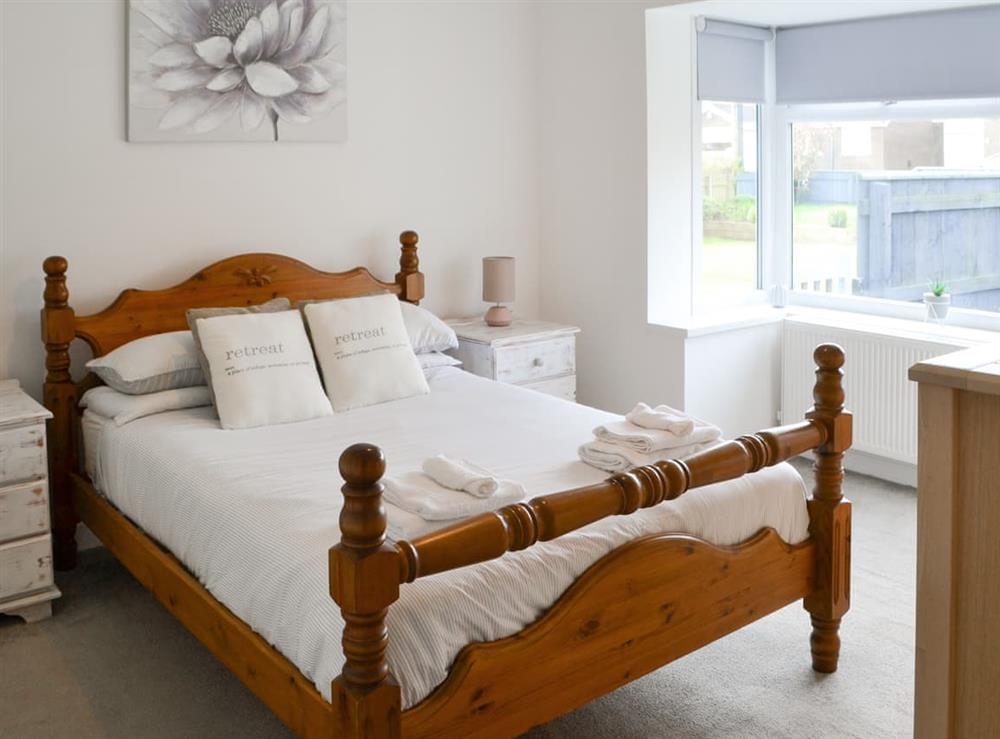 Double bedroom at Carolyn House in Ellington, near Cresswell, Northumberland