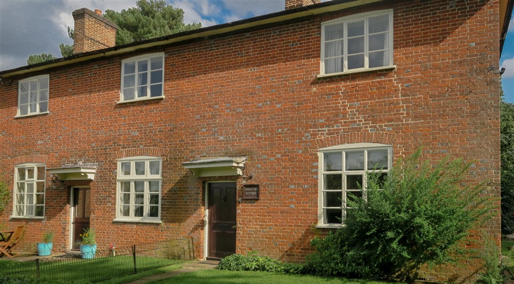 The exterior of Carpenters Cottage, Suffolk at Carpenters Cottage in Bury St. Edmunds, Suffolk