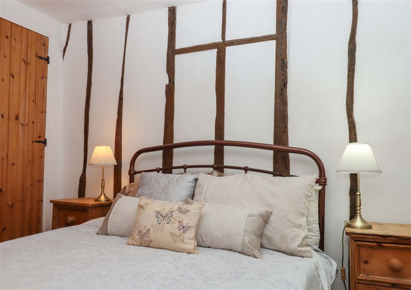 This is the bedroom at Carpenters Cottage, Hatherleigh