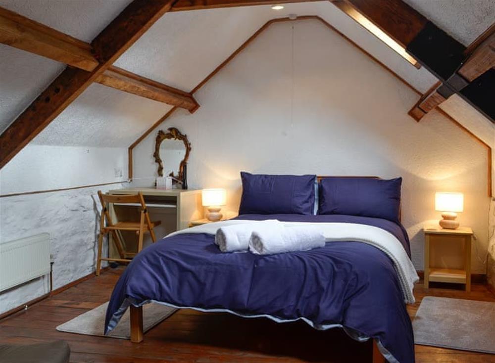 Double bedroom at Carpenters Cottage in Libanus, near Brecon, Powys