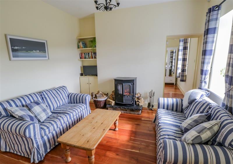 The living area at Carpenters Cottage, Sharevagh near Grange