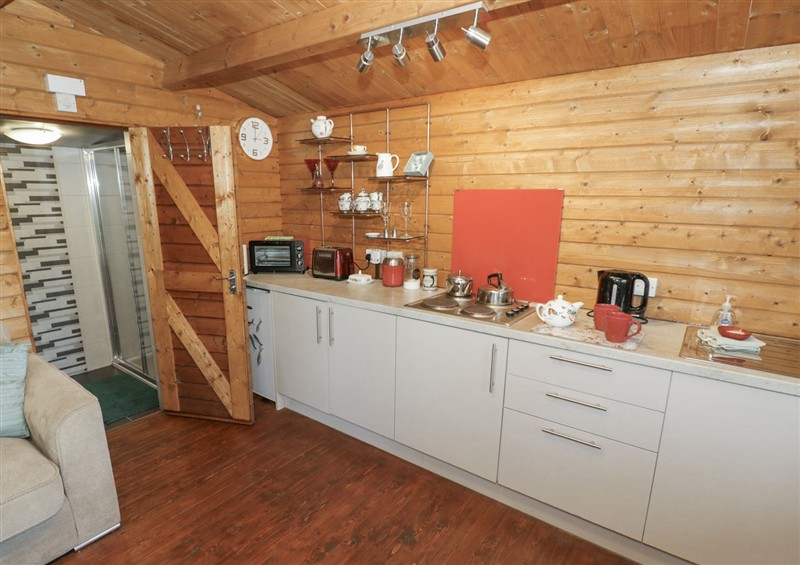 Kitchen at Carps Well Lodge, Hatton near Shrewley