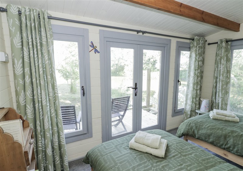 This is a bedroom at Carps Well Lodge, Hatton near Shrewley