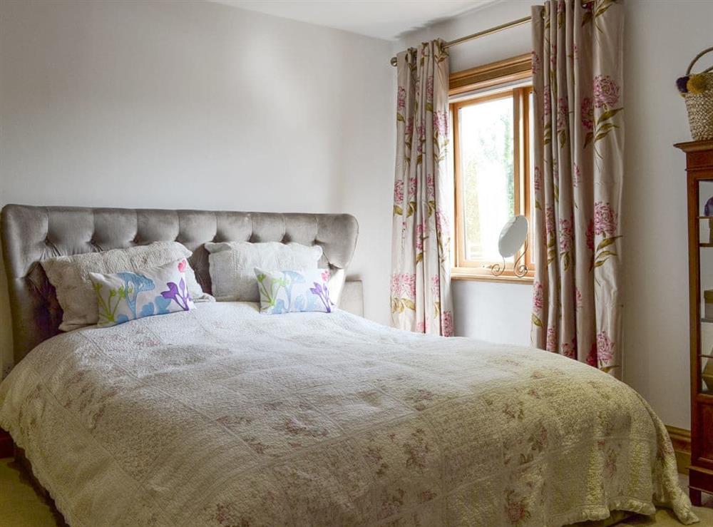 Comfortable double bedroom at Carr End Barn A in Stalmine, near Poulton-le-Flyde, Lancashire