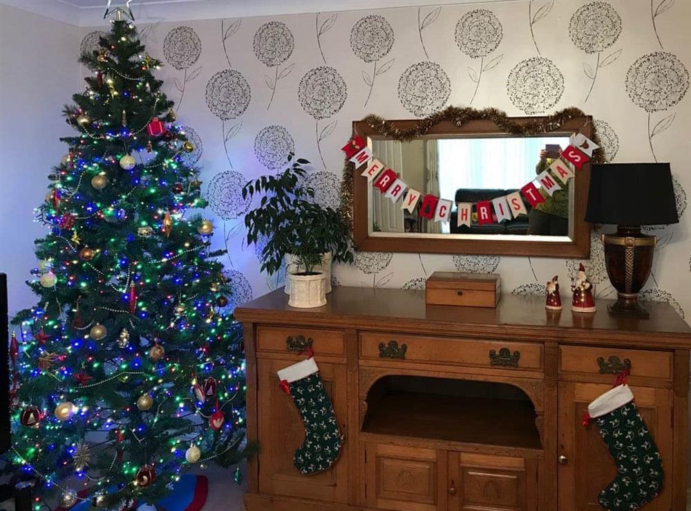 Christmas at Carr House in Cayton, Scarborough, N.Yorks., North Yorkshire