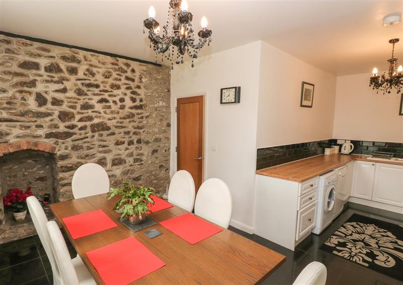 This is the dining room at Carreg Felin, Llanstadwell near Neyland
