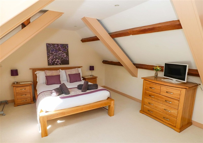 One of the 3 bedrooms at Carreg Las, near Wolfscastle