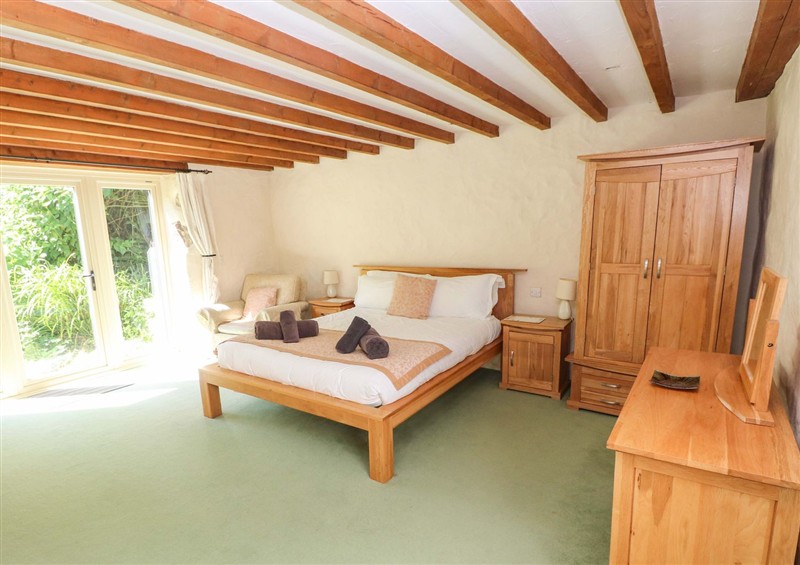 One of the bedrooms at Carreg Las, near Wolfscastle