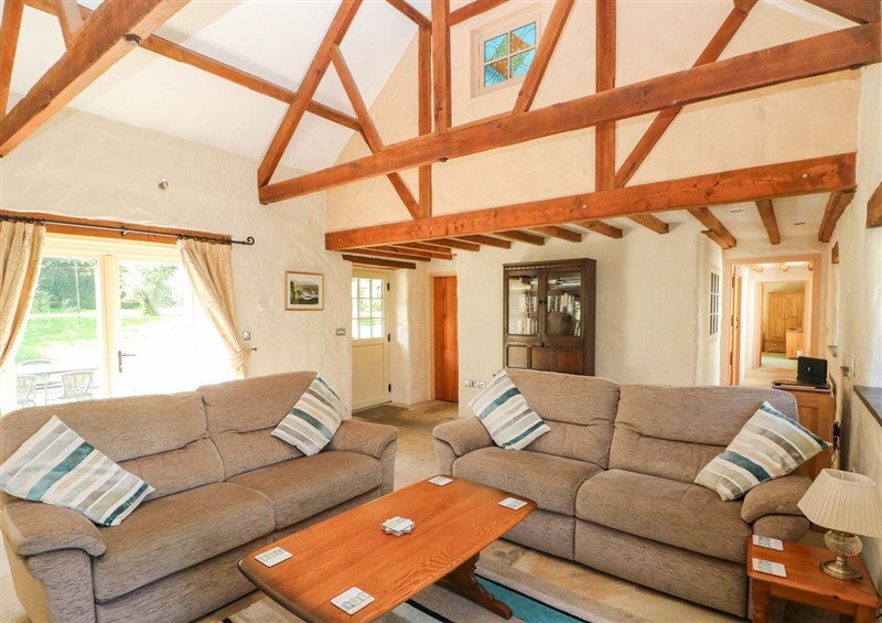 Relax in the living area at Carreg Las, near Wolfscastle