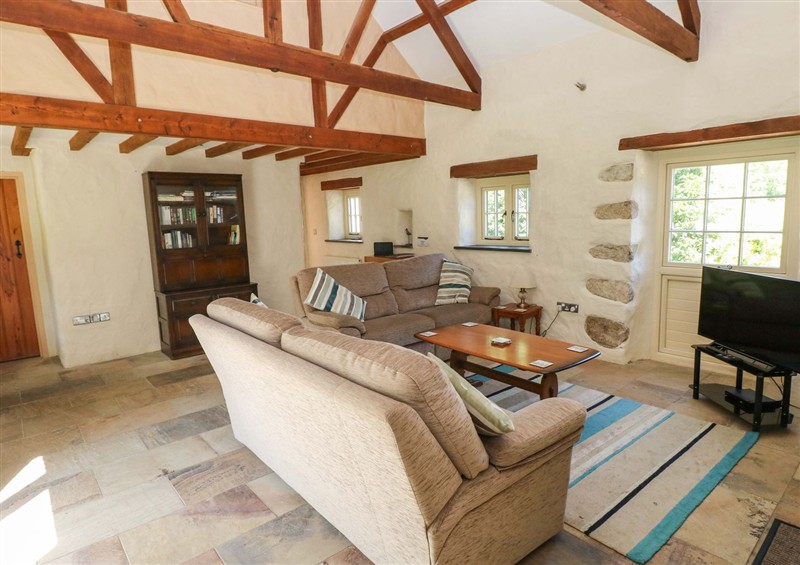 The living area at Carreg Las, near Wolfscastle