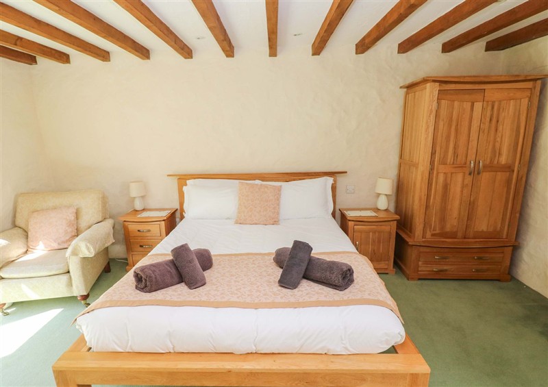 This is a bedroom at Carreg Las, near Wolfscastle