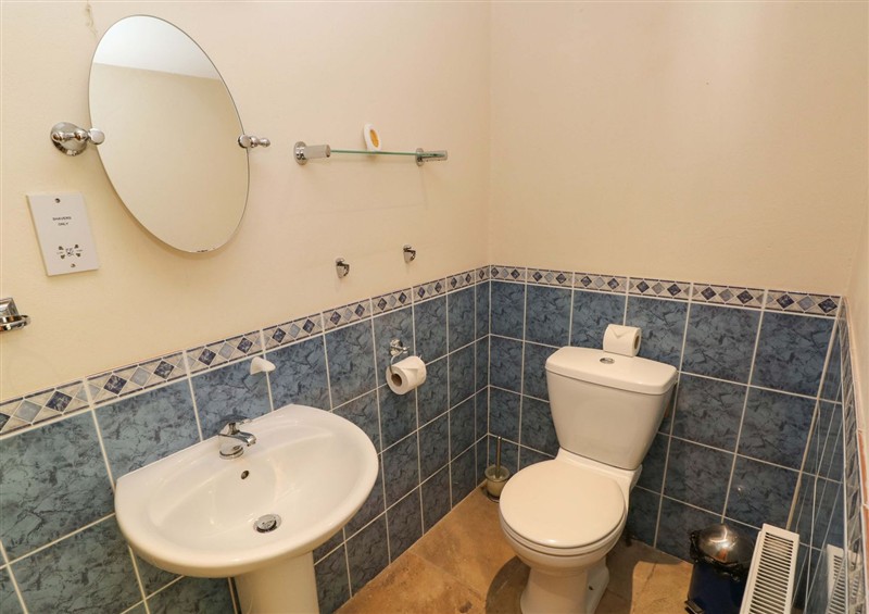 This is the bathroom at Carreg Las, near Wolfscastle
