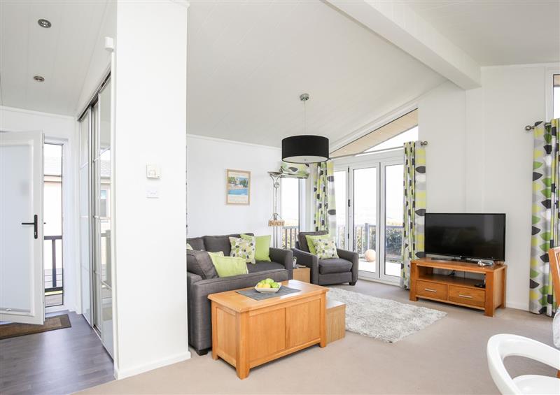 Enjoy the living room at Carreg View, Pwllheli