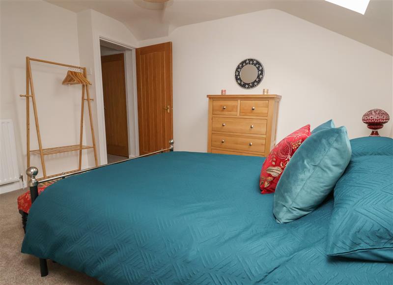 One of the bedrooms at Carrey Y Big Cottage, Selattyn near Oswestry