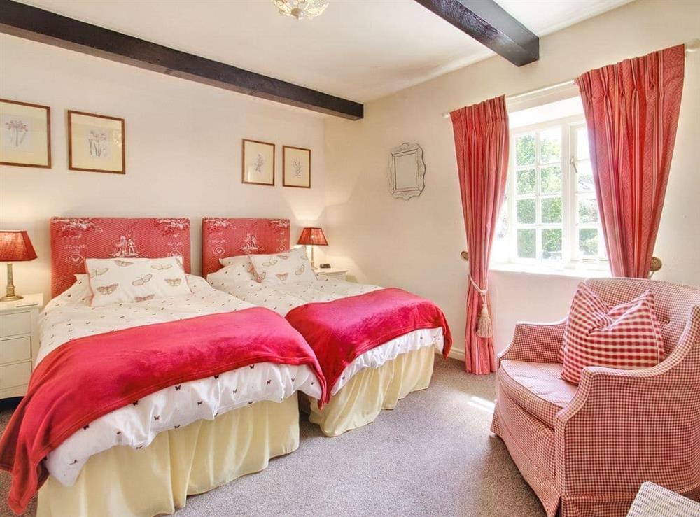 Twin bedroom at Carriage House in Bedale, North Yorkshire