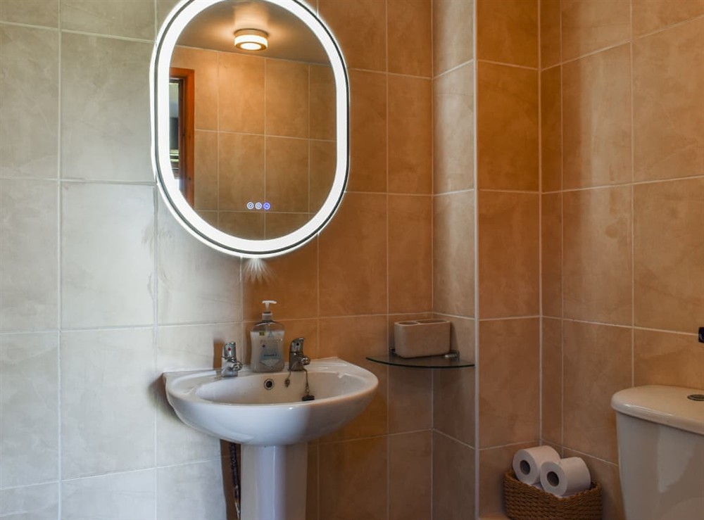 Bathroom at Carriage House in St Eval, near Wadebridge, Cornwall