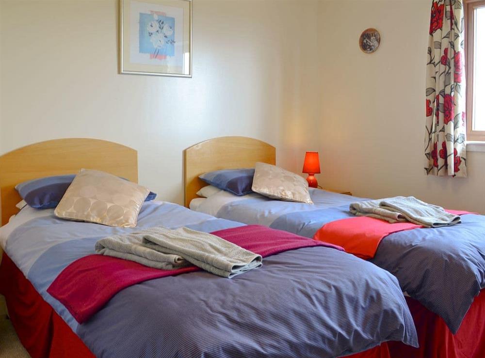 Twin bedroom at Carribber Beech in Near Linlithgow, West Lothian