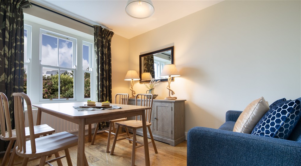 Dining Room, Carrick-a-Rede Cottage, Northern Ireland at Carrick-a-rede Cottage in Ballycastle, County Antrim