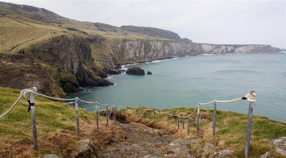 The view along the coast from Carrick-a-Rede island, County Antrim