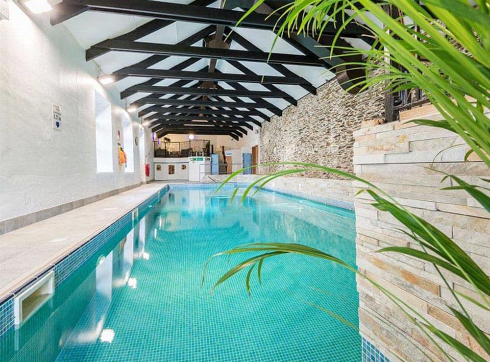 Holiday Park indoor swimming pool at Carrick Lodge in St Mawes, Cornwall