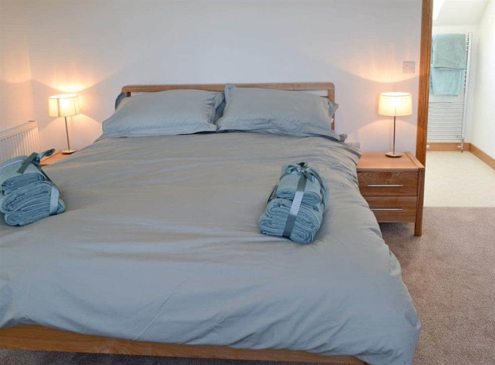 Double bedroom at Carron House in Slumbay, near Lochcarron, Ross-Shire