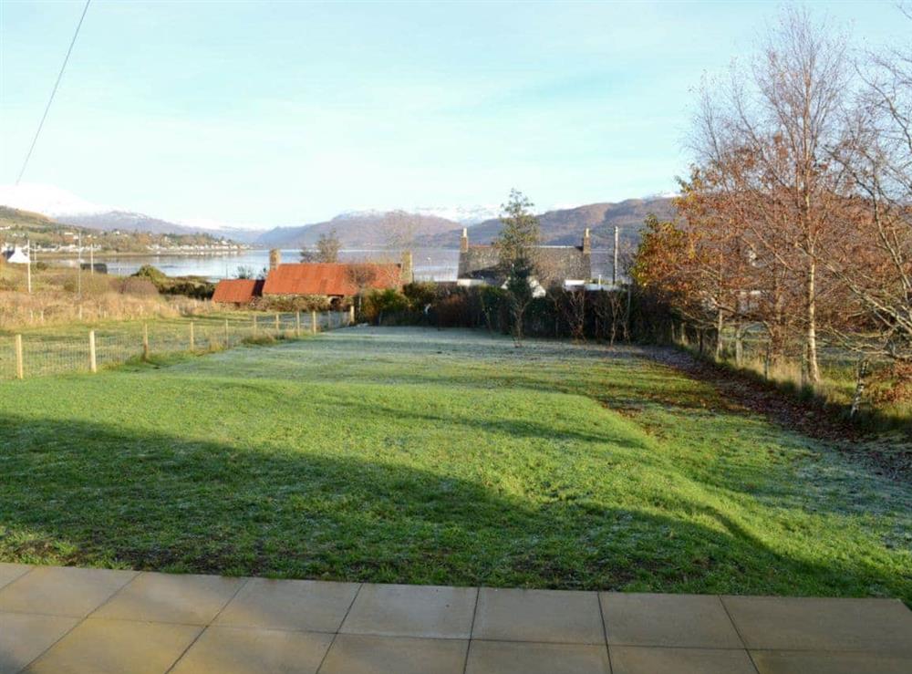 Garden & stunning views at Carron House in Slumbay, near Lochcarron, Ross-Shire