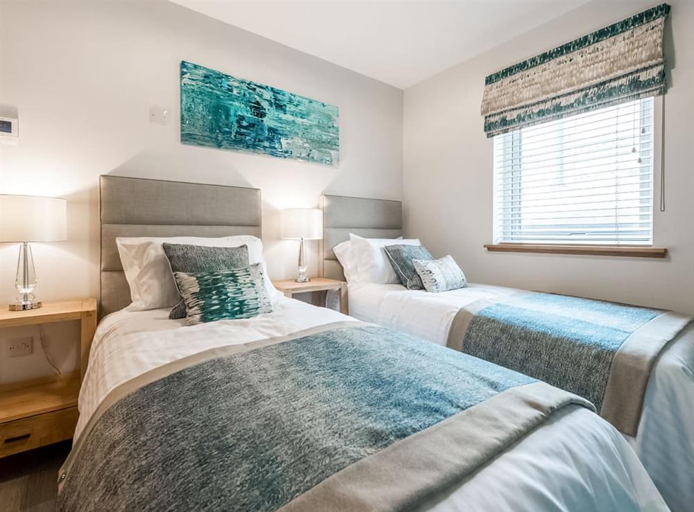 Twin bedroom at Carron in Stonehaven, Aberdeenshire