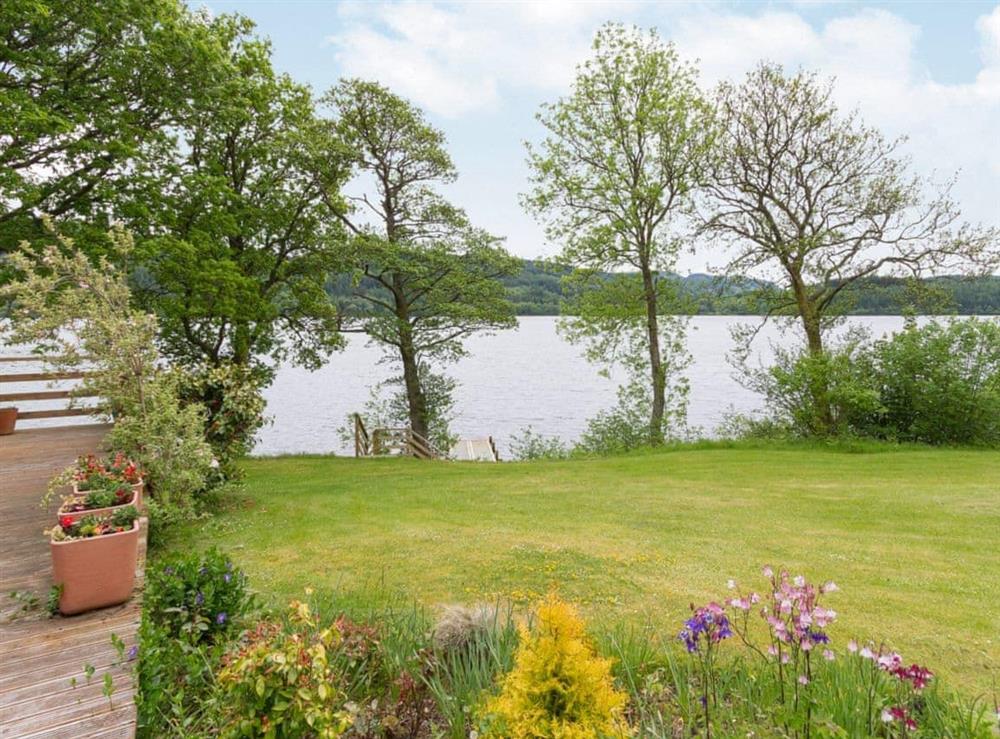 Enjoy the wonderful views from the garden at Carsaig in Brig o’Turk, near Callander, Perthshire