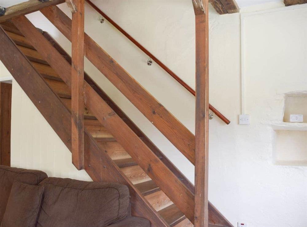 Stairs at Carthouse Cottage in Ivy Court Cottages, Llys-y-Fran, Dyfed