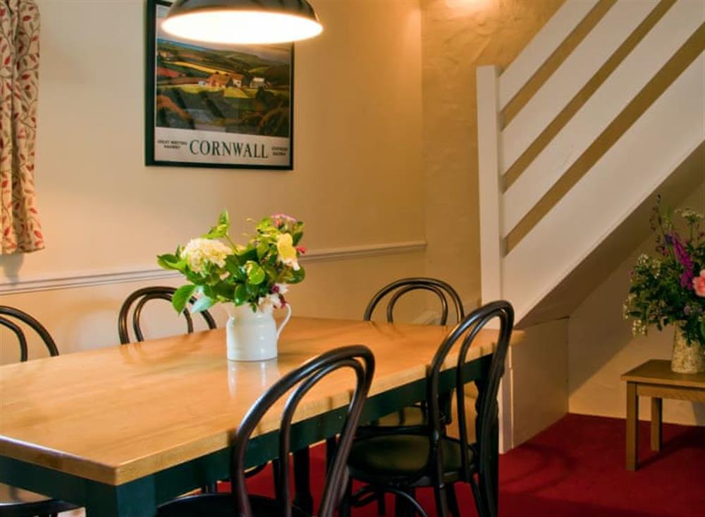 Dining area at Caros Cottage, 