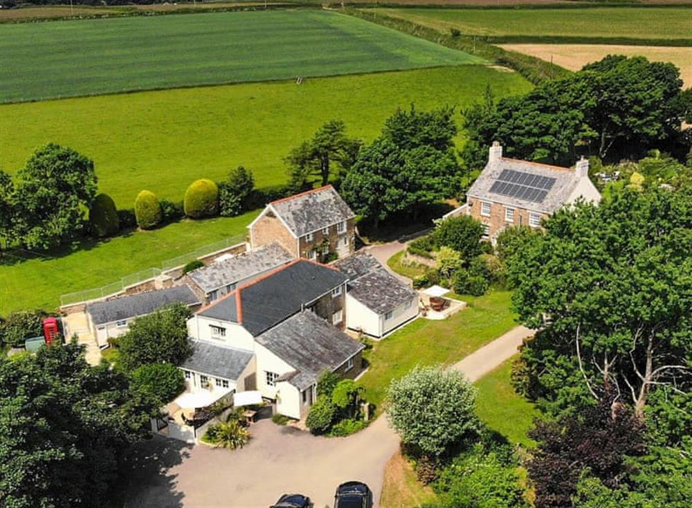 Aerial view at Pennys Cottage, 