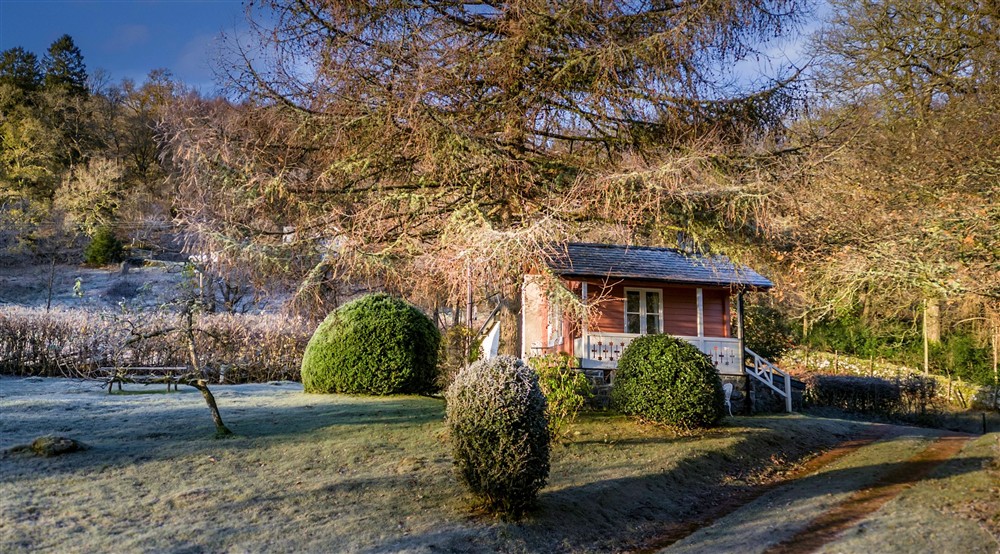 A frosty view of Nant Las, Gwynedd at Cartref in Nr. Beddgelert, Gwynedd