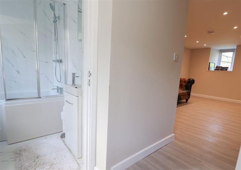The bathroom at Cartref, Pen Y Ball near Holywell